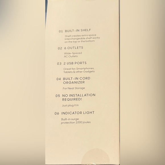 📱SOCKET~SHELF Organizer by Sharper Image ~ BRAND NEW & UNOPENED - Picture 4 of 6